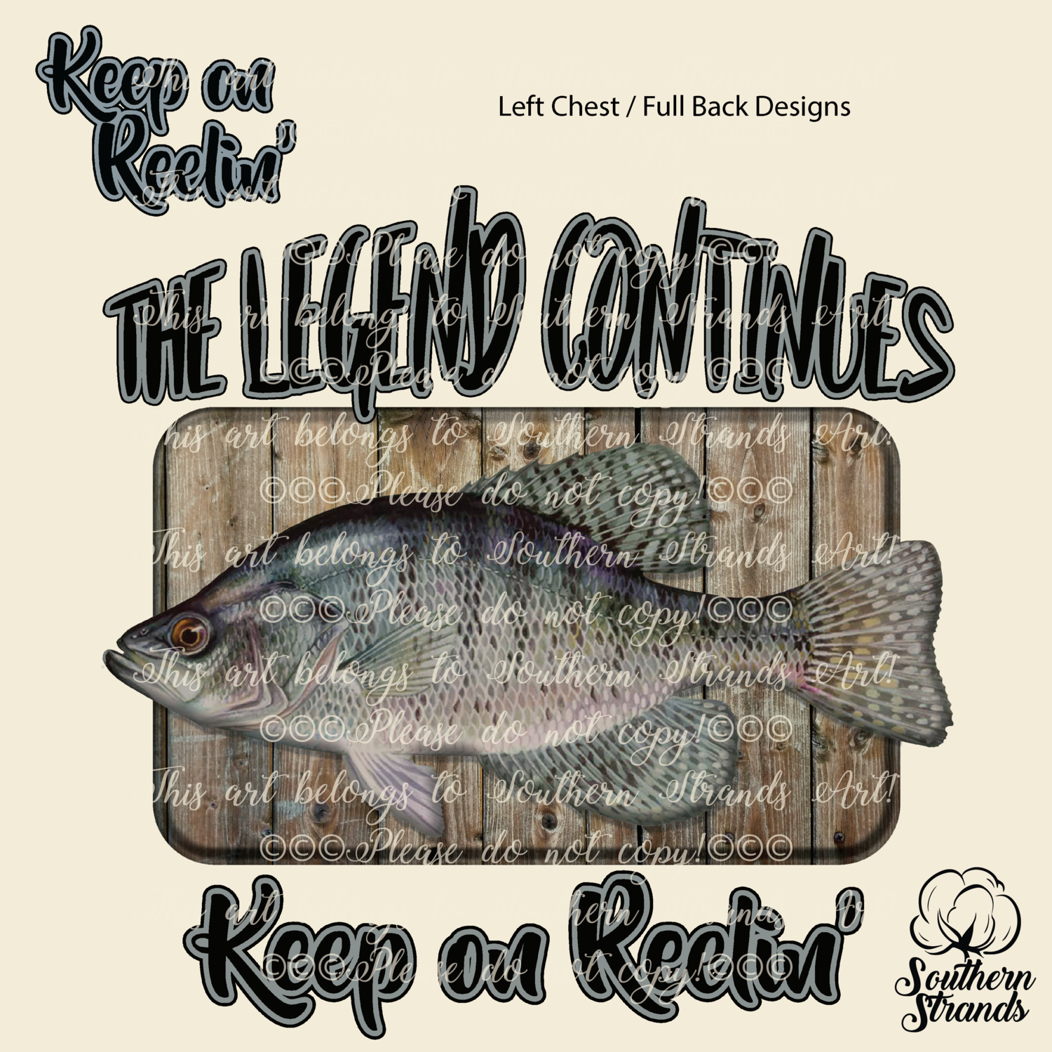 The Legend Continues - Crappie | DIGITAL DESIGN