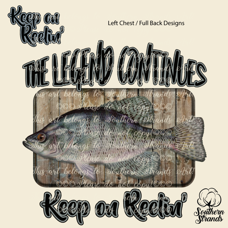 The Legend Continues - Crappie | DIGITAL DESIGN