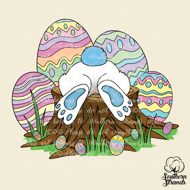 Bunny Bottom - Stump - Blue