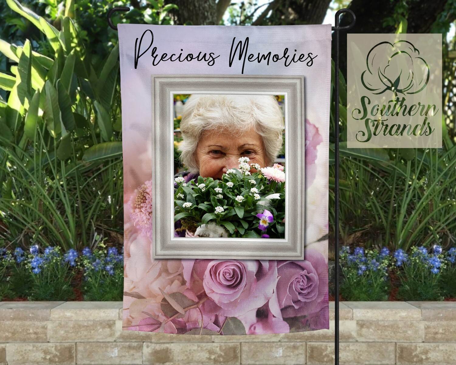Precious Memories Memorial Garden Flag 12x18