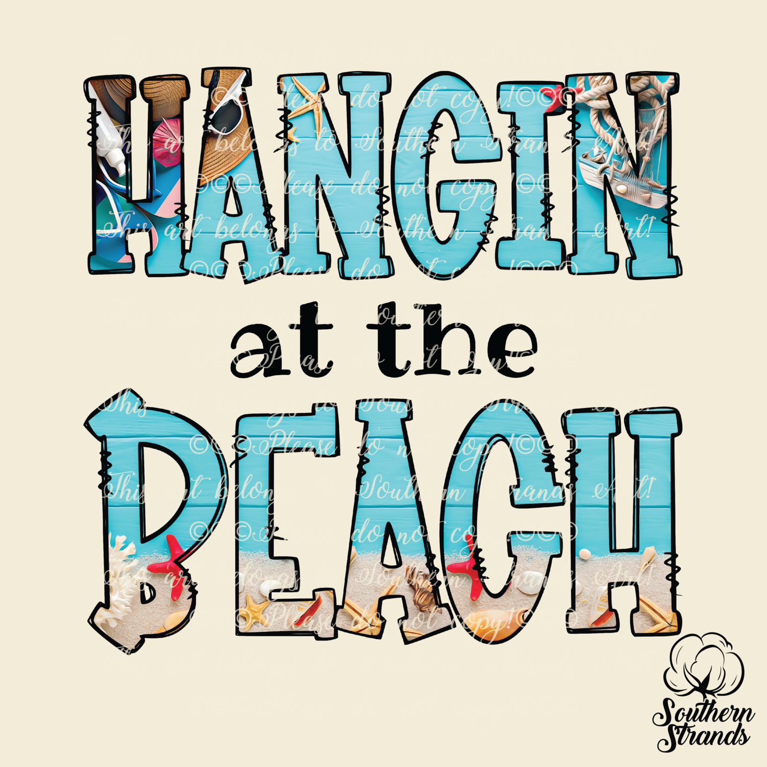 Hangin at the Beach | DIGITAL DESIGN