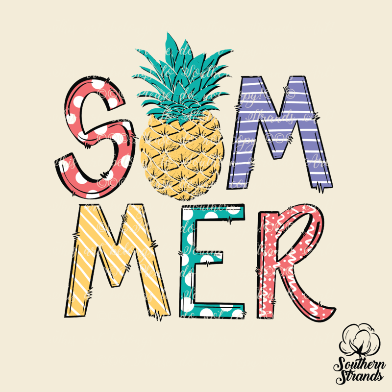 Summer Pineapple Stack | DIGITAL DESIGN