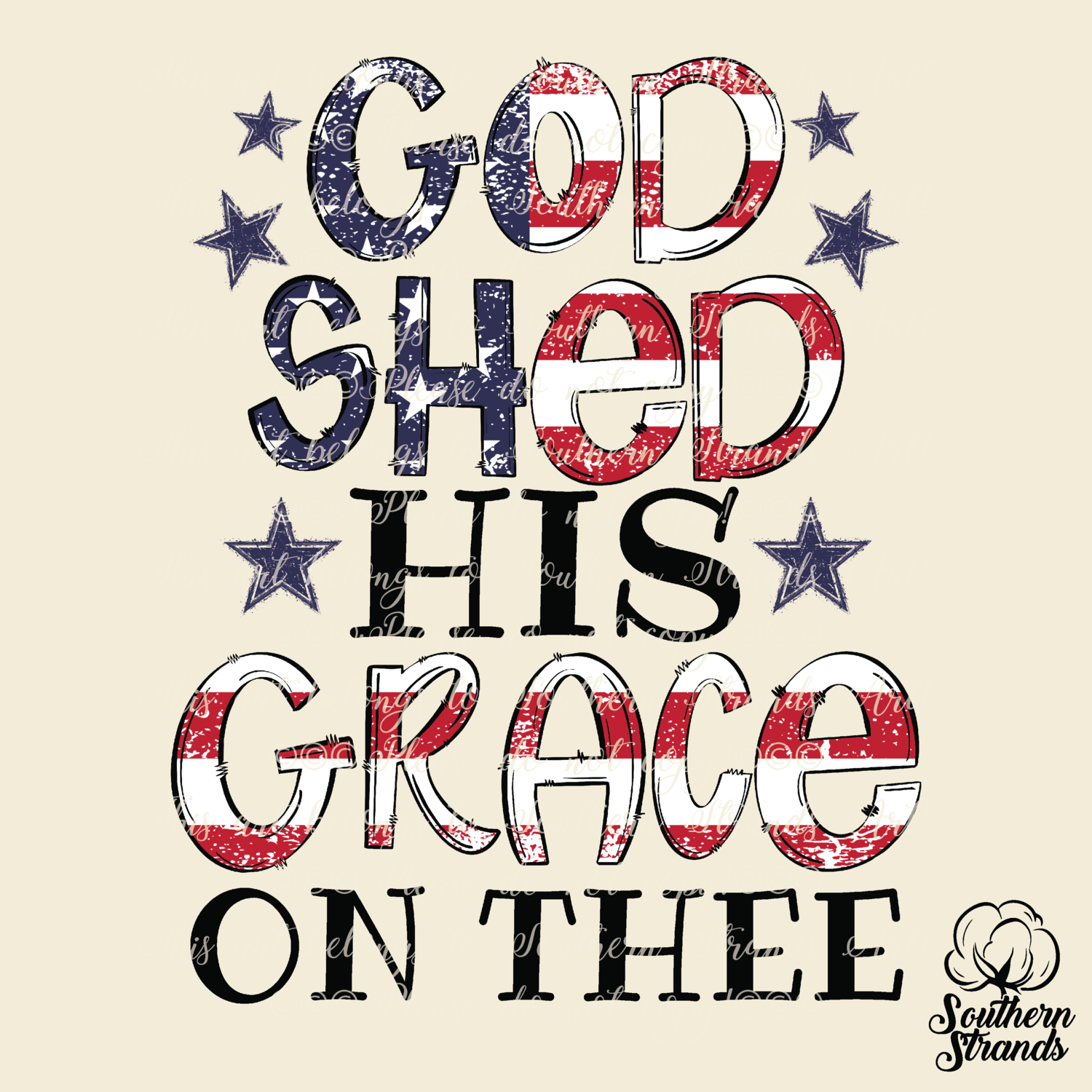 God Shed His Grace | DIGITAL DESIGN