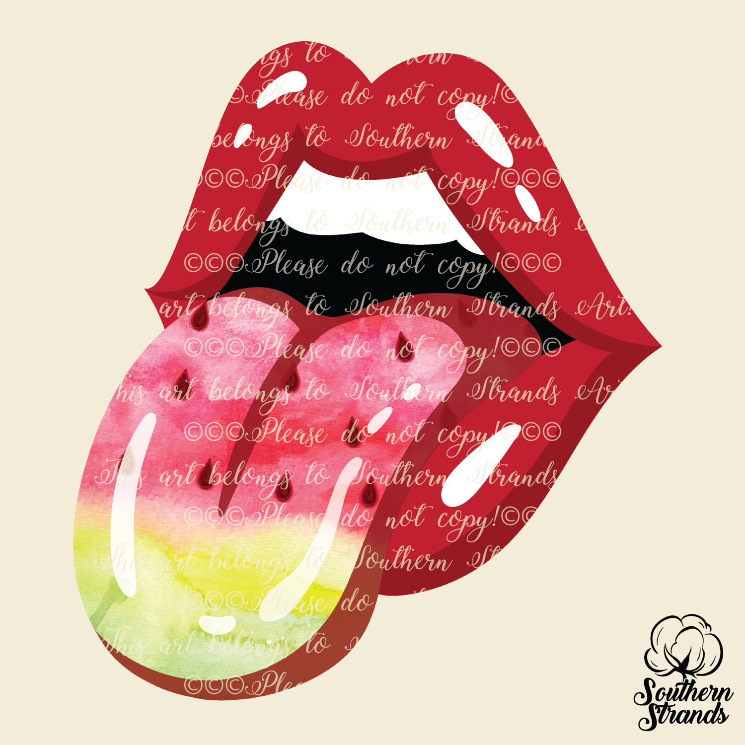 Watermelon Tongue | DIGITAL DESIGN