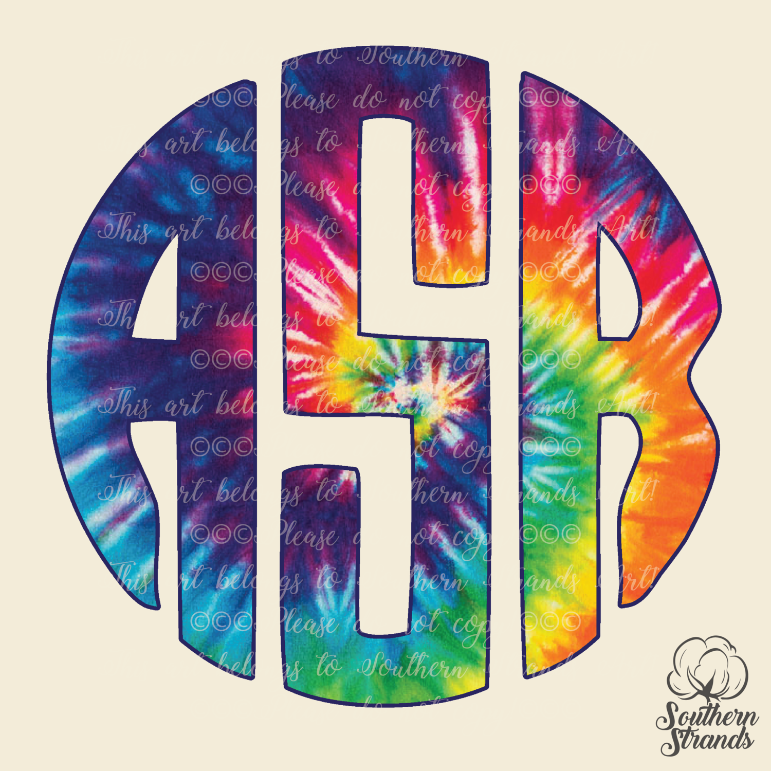 Circle TieDye Alpha
