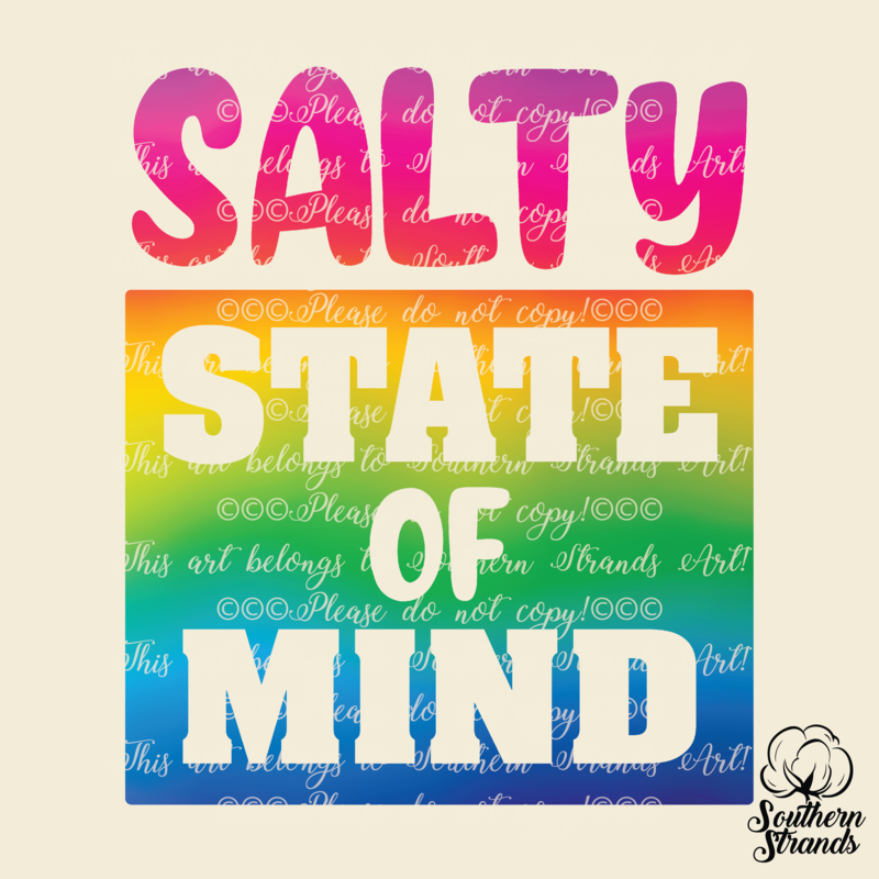 Neon Salty State Of Mind | DIGITAL DESIGN