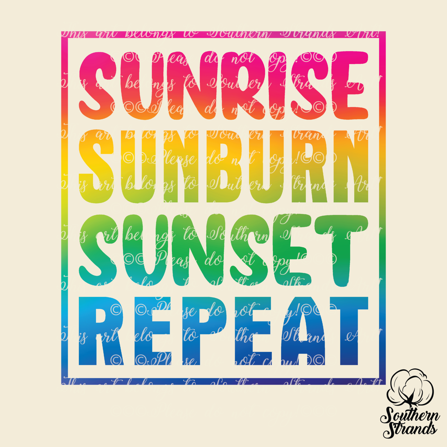 Neon Ombre Sunrise Sunset | DIGITAL DESIGN
