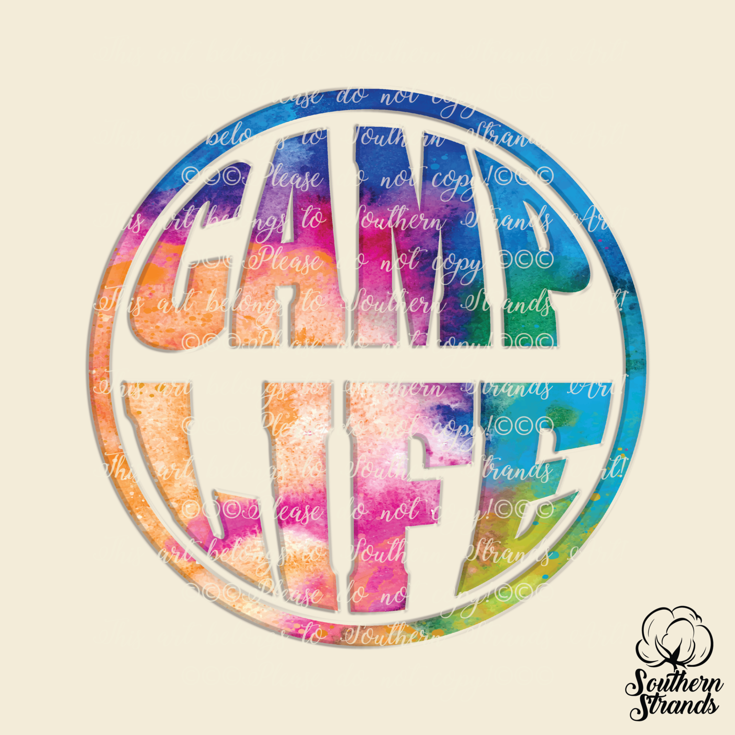 Camp Life Circle | DIGITAL DESIGN