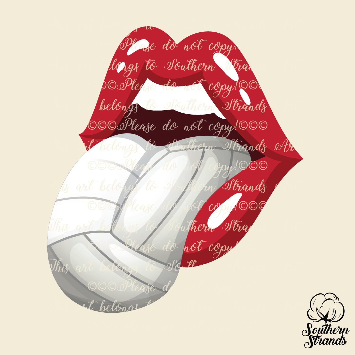 Volleyball Tongue | DIGITAL DESIGN