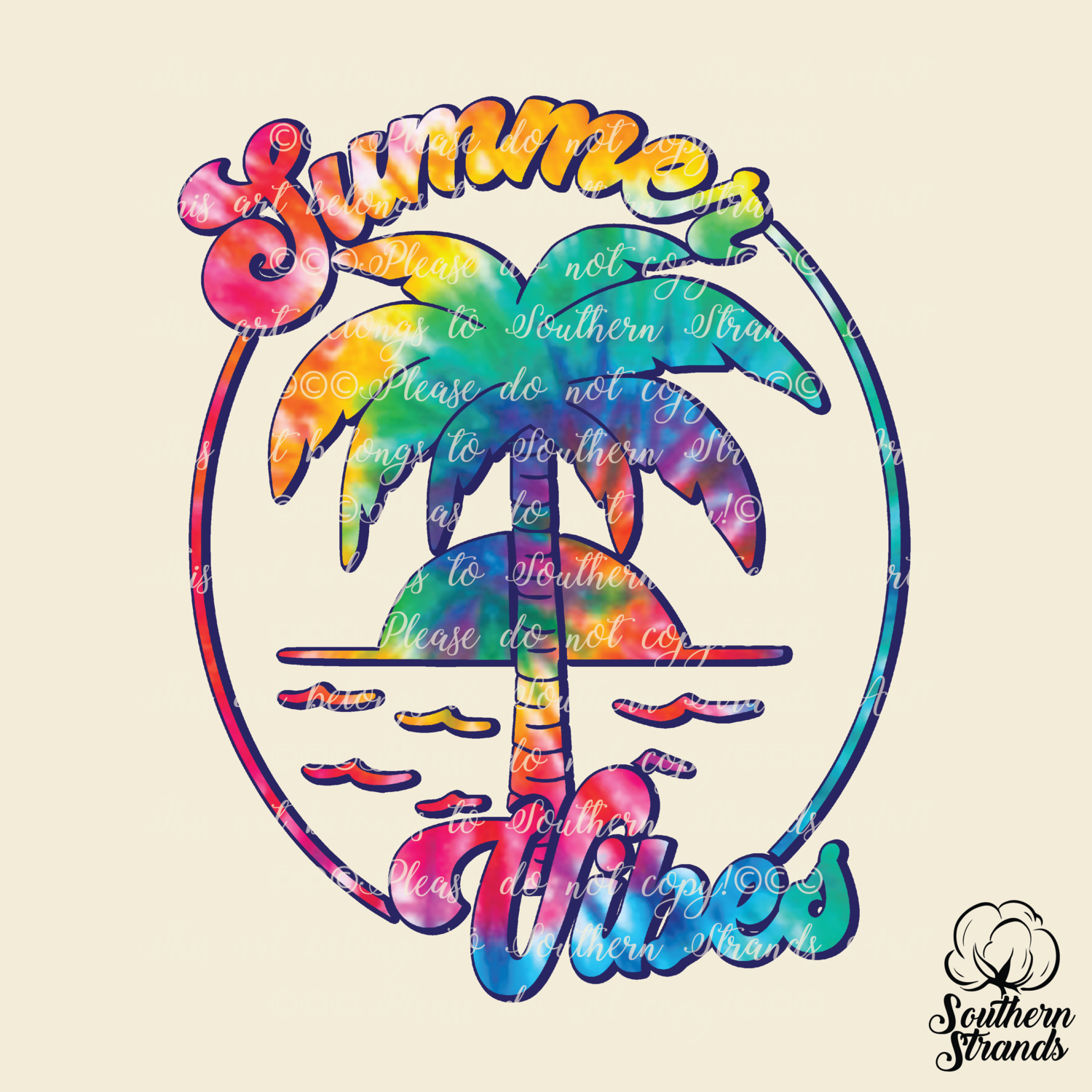 Summer Vibes Palm | DIGITAL DESIGN