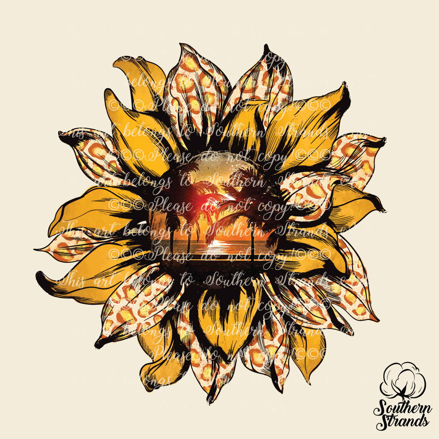 Beach Sunflower | DIGITAL DESIGN