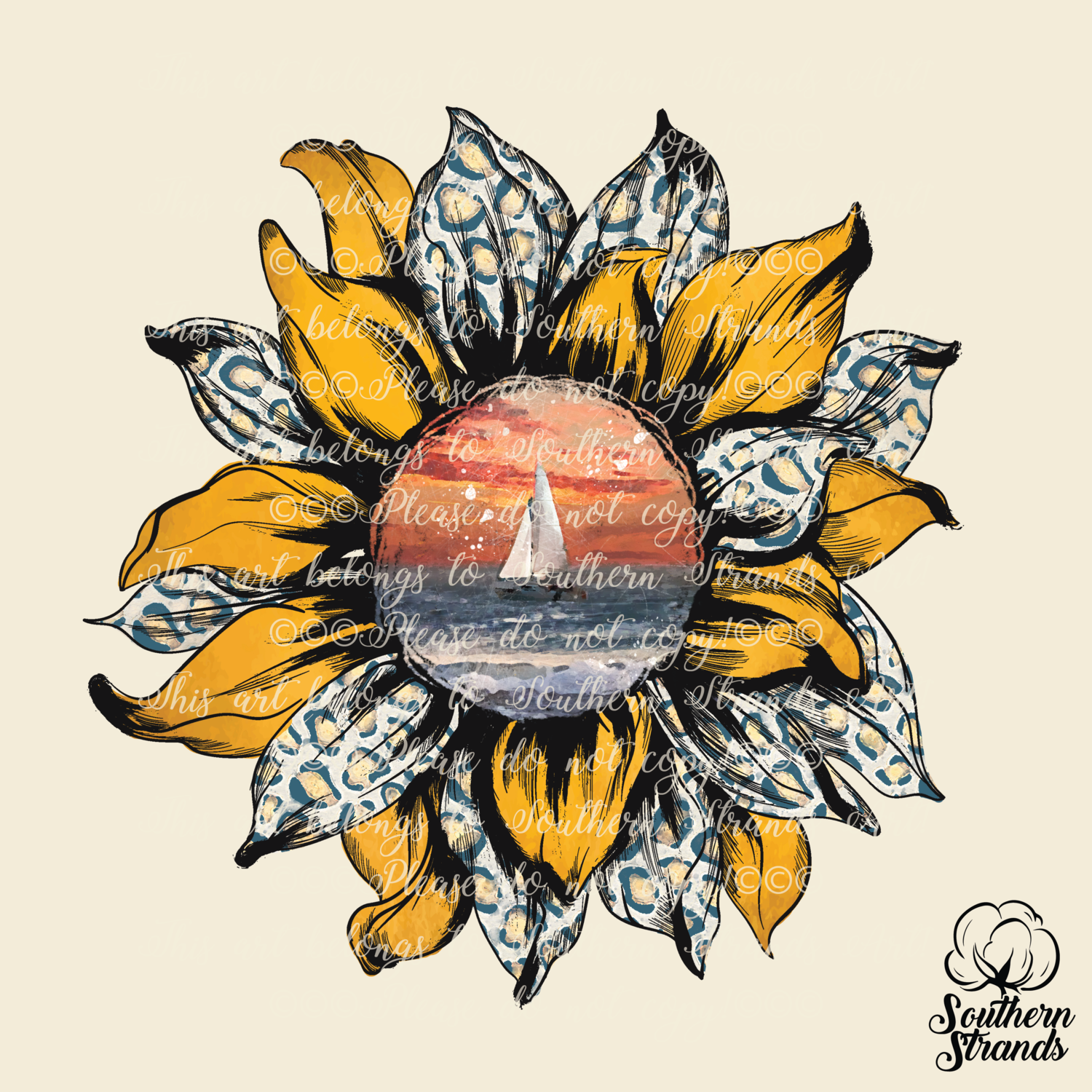 Set Sail Sunflower | DIGITAL DESIGN