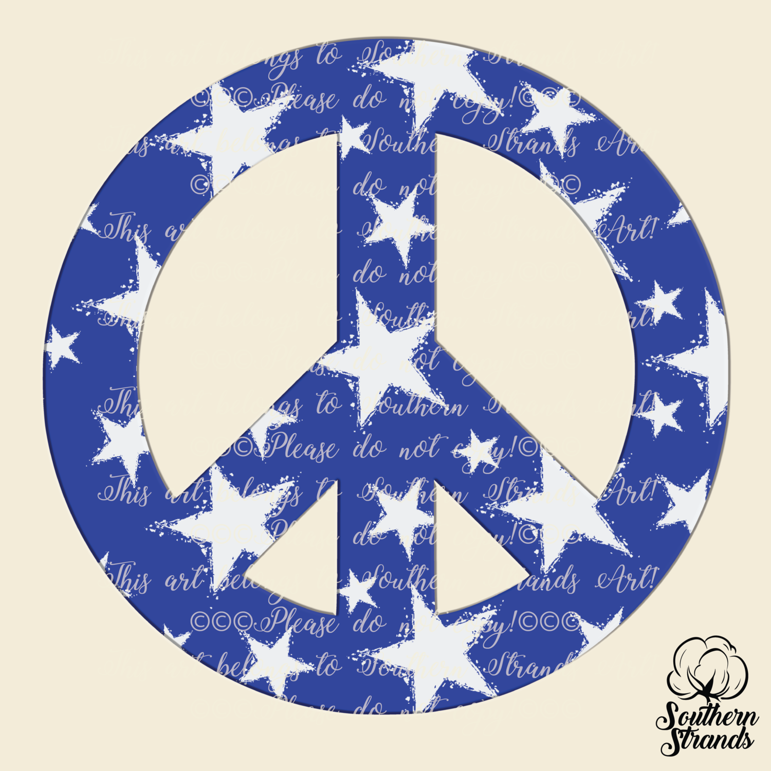 Peace Sign Stars | DIGITAL DESIGN