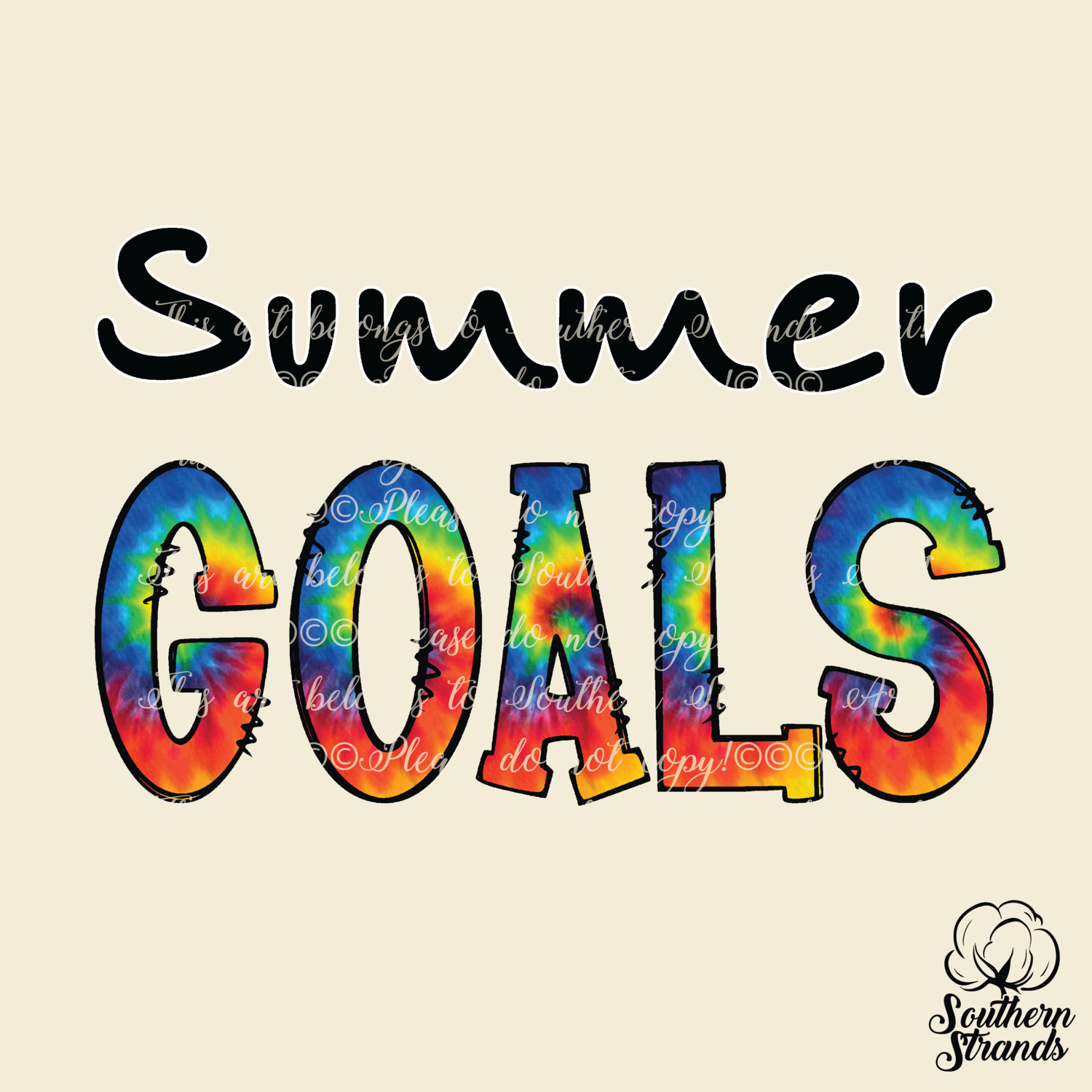 GOALS - Summer Goals | DIGITAL DESIGN