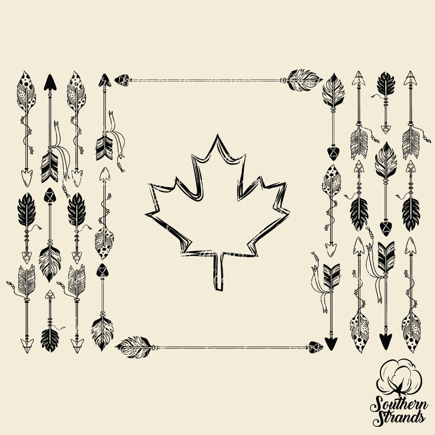 BoHo Canadian Flag | DIGITAL DESIGN