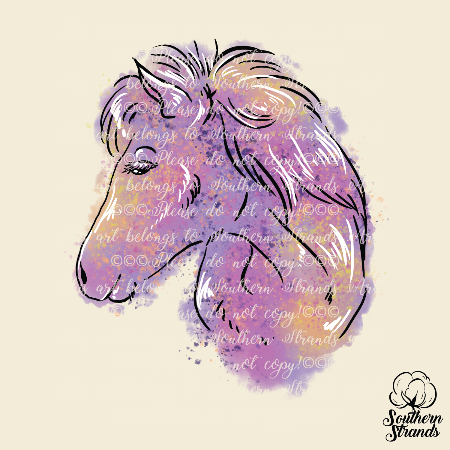 Rainbow Pony - Purple