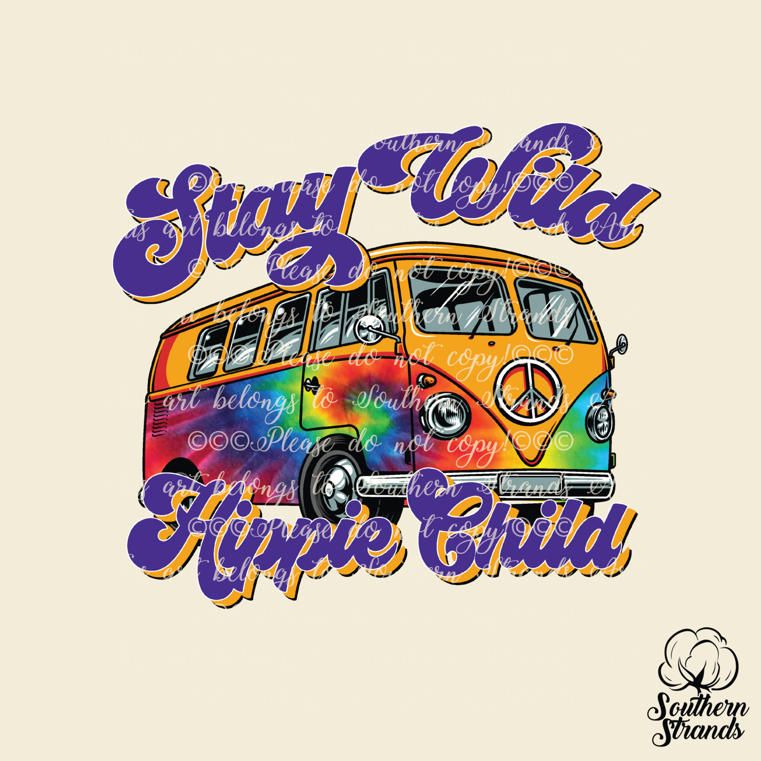 Stay Wild Hippie Child - No Background | DIGITAL DESIGN