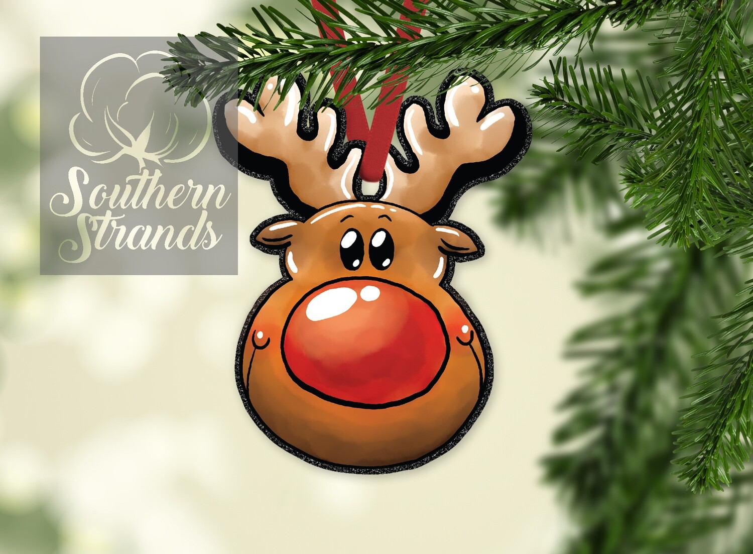 Jingle All The Way Reindeer Ornament