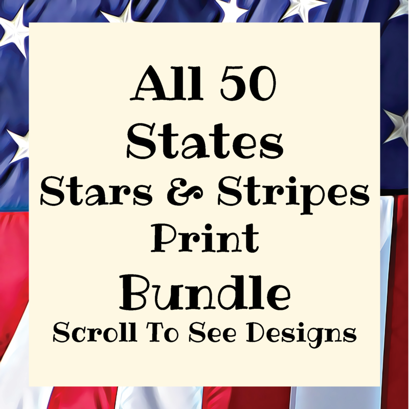 BUNDLE - Stars and Stripes - All 50 States