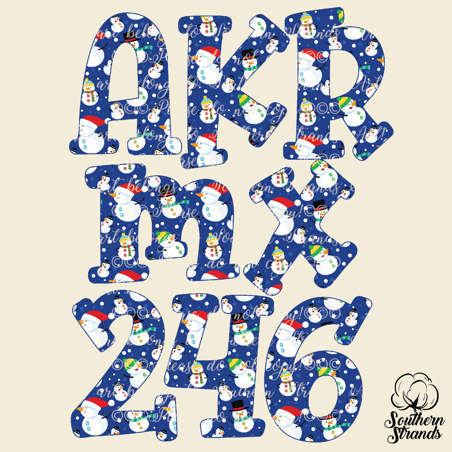 Everybody Loves Snowmen Alpha Kit