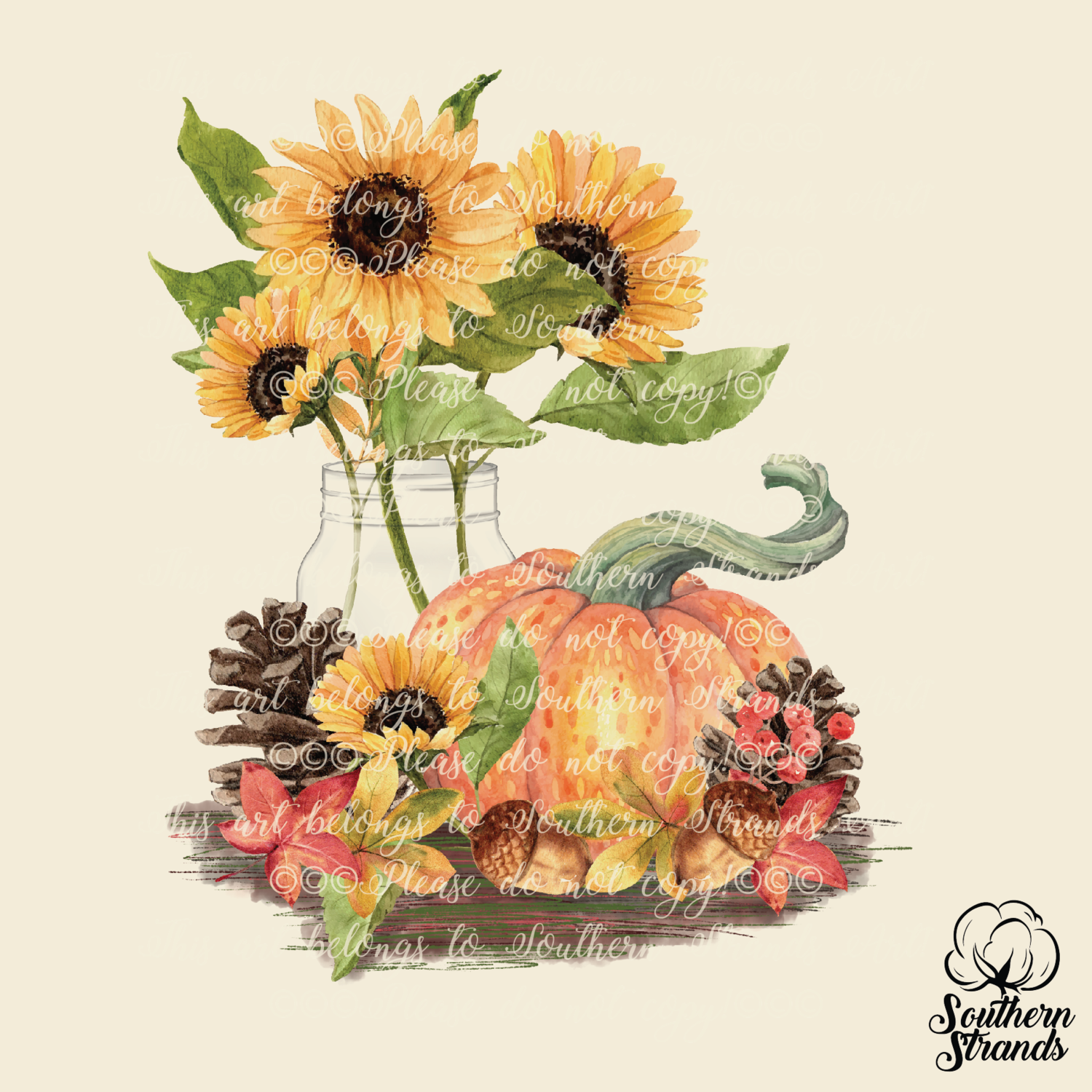 Pumpkins and Sunflowers | DIGITAL DOWNLOAD