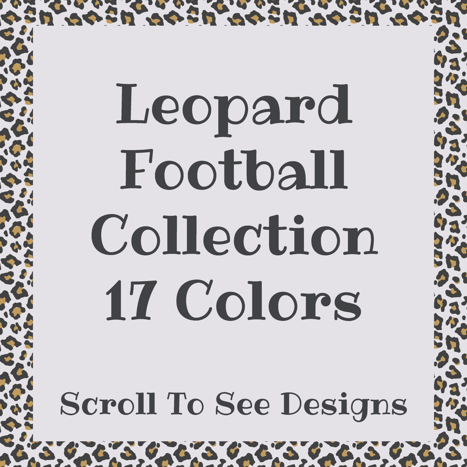 Sports Mom - Leopard Football Collection