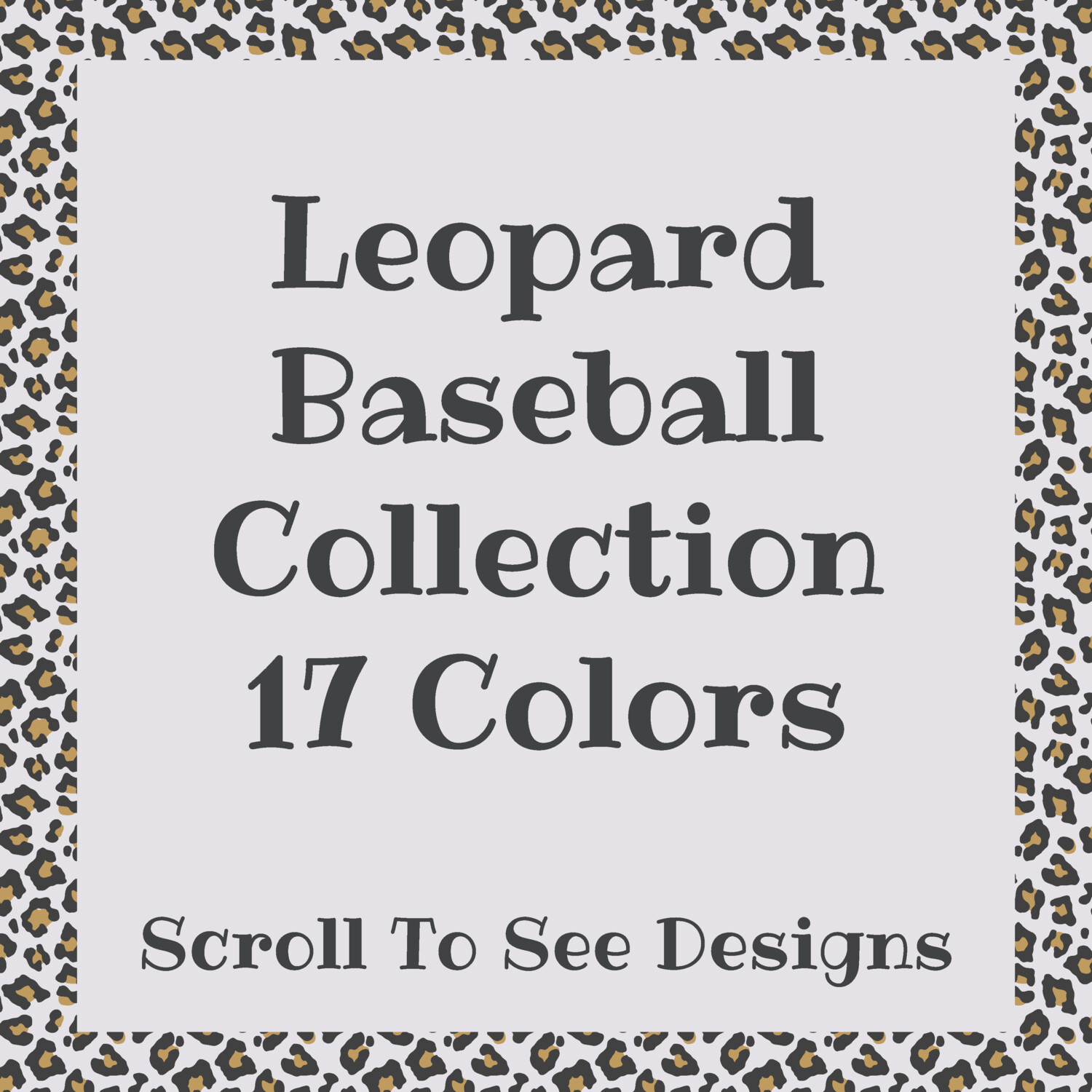 Sports Mom - Leopard Baseball Collection