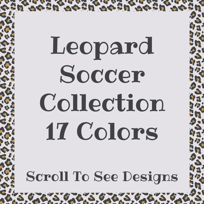 Sports Mom - Leopard Soccer Collection