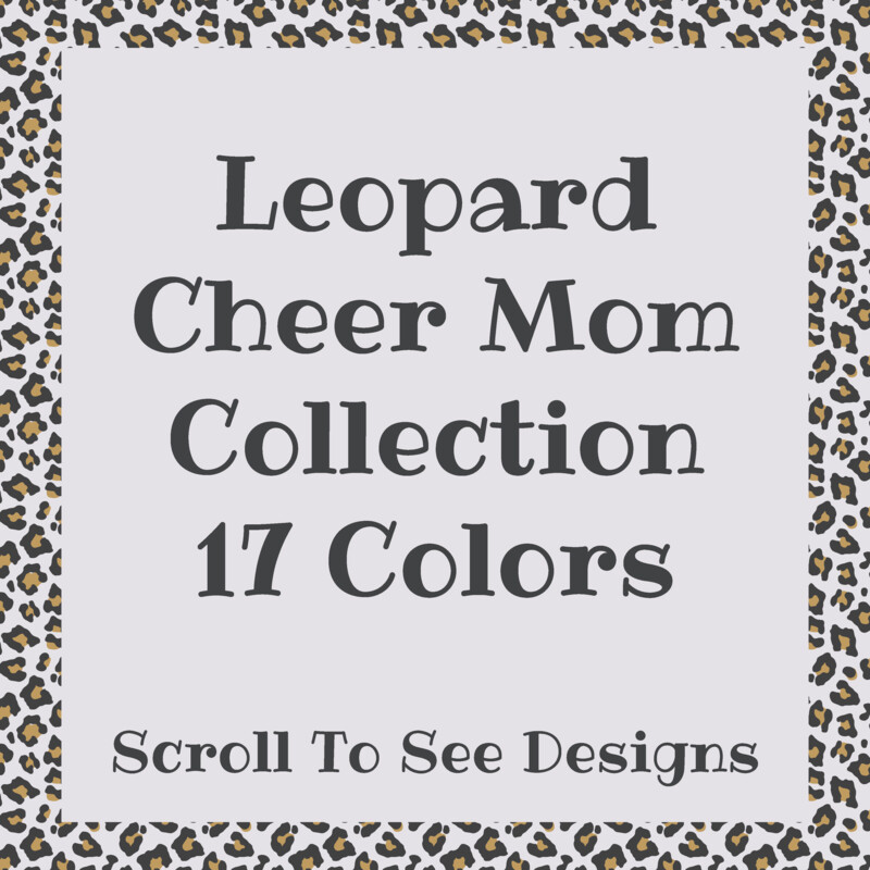 Sports Mom - Leopard Cheer Collection