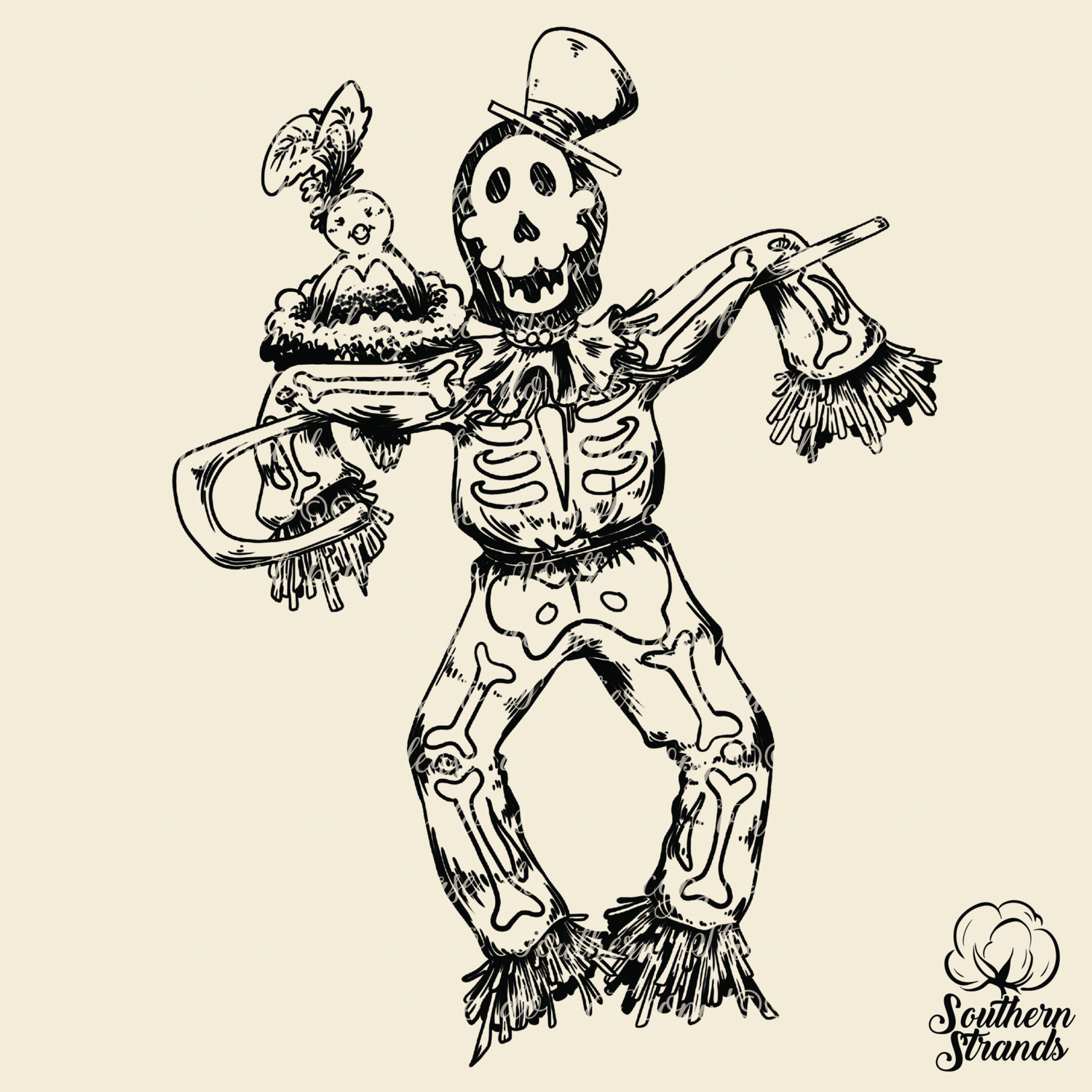 Sassy Scarecrow Bones | DIGITAL DOWNLOAD