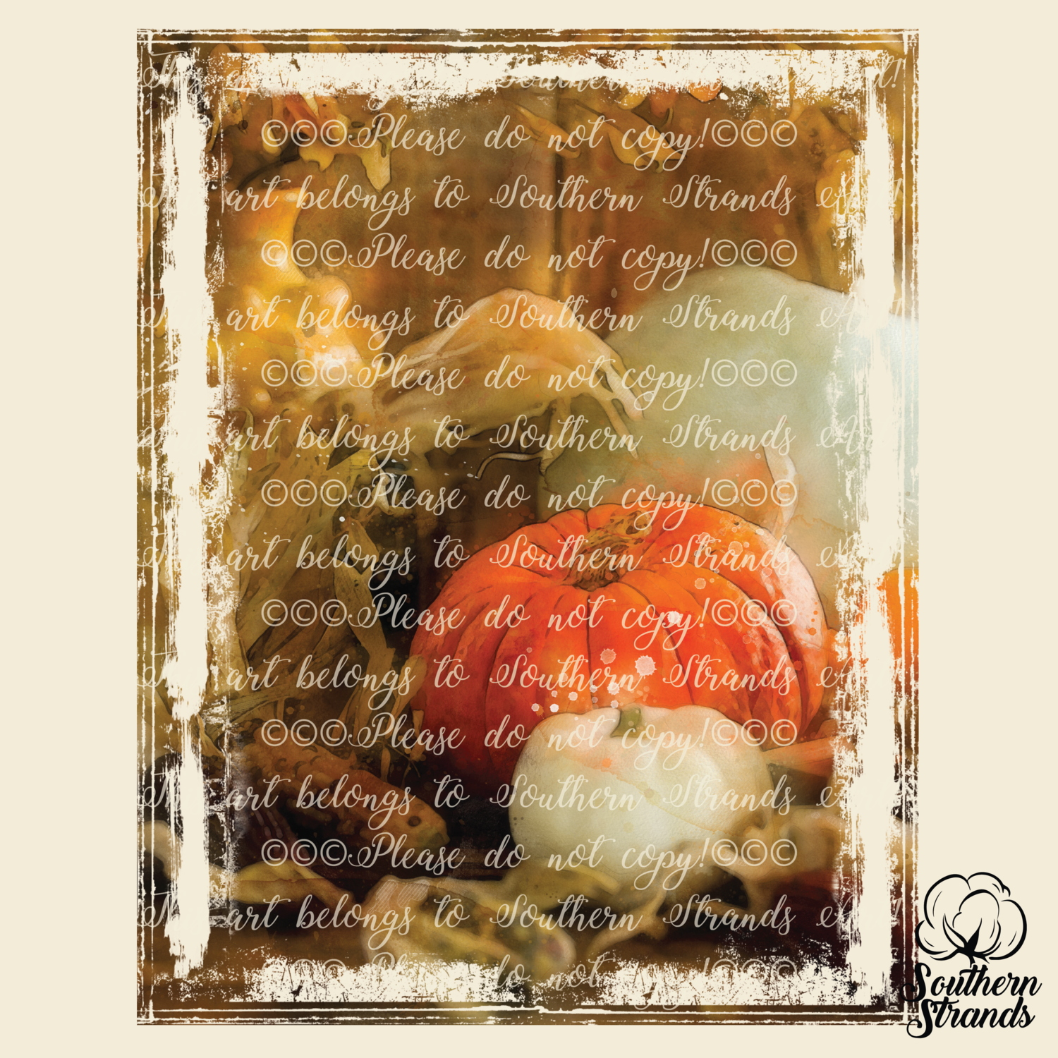 Watercolor Fall Pumpkin | DIGITAL DOWNLOAD