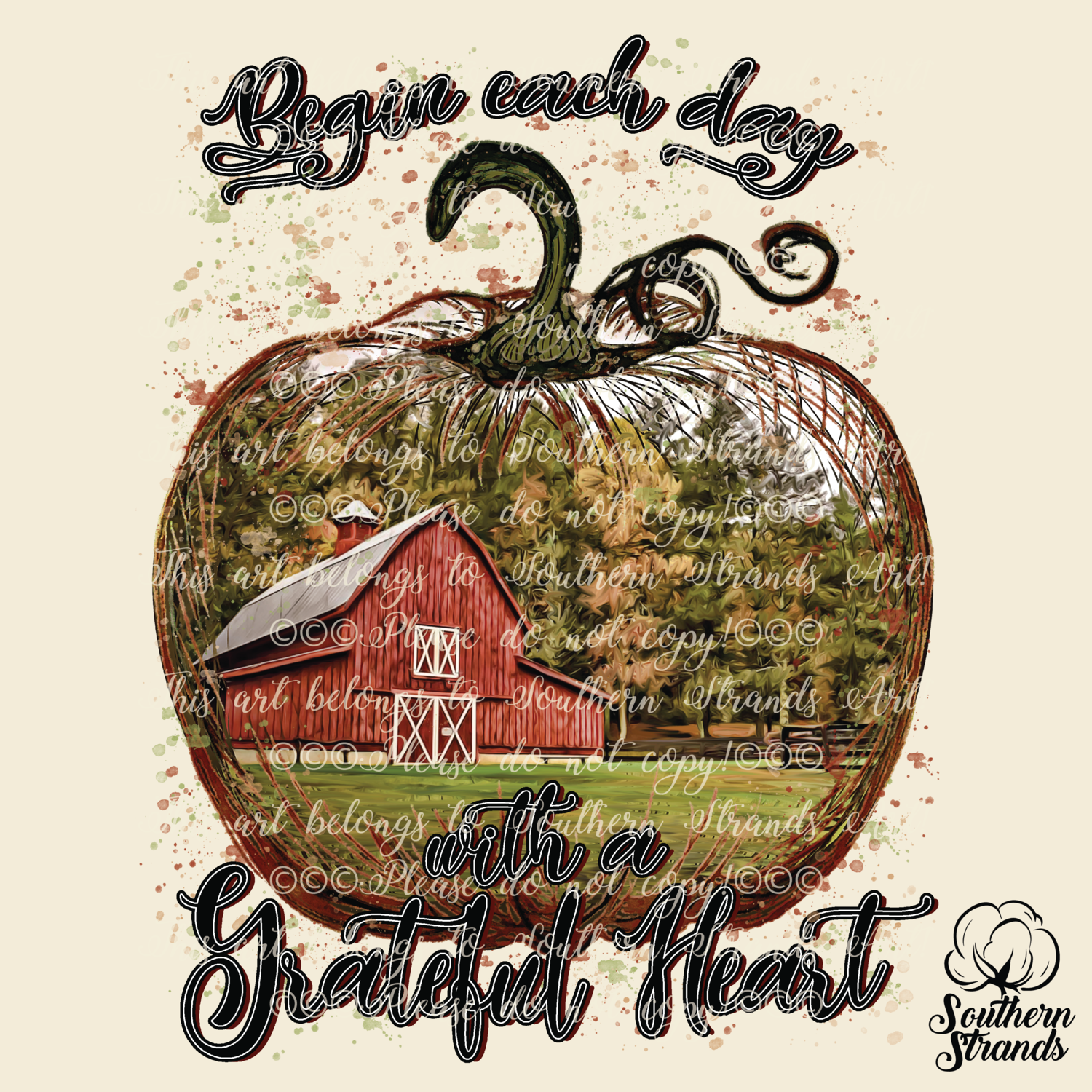 Grateful Heart Pumpkin | DIGITAL DOWNLOAD