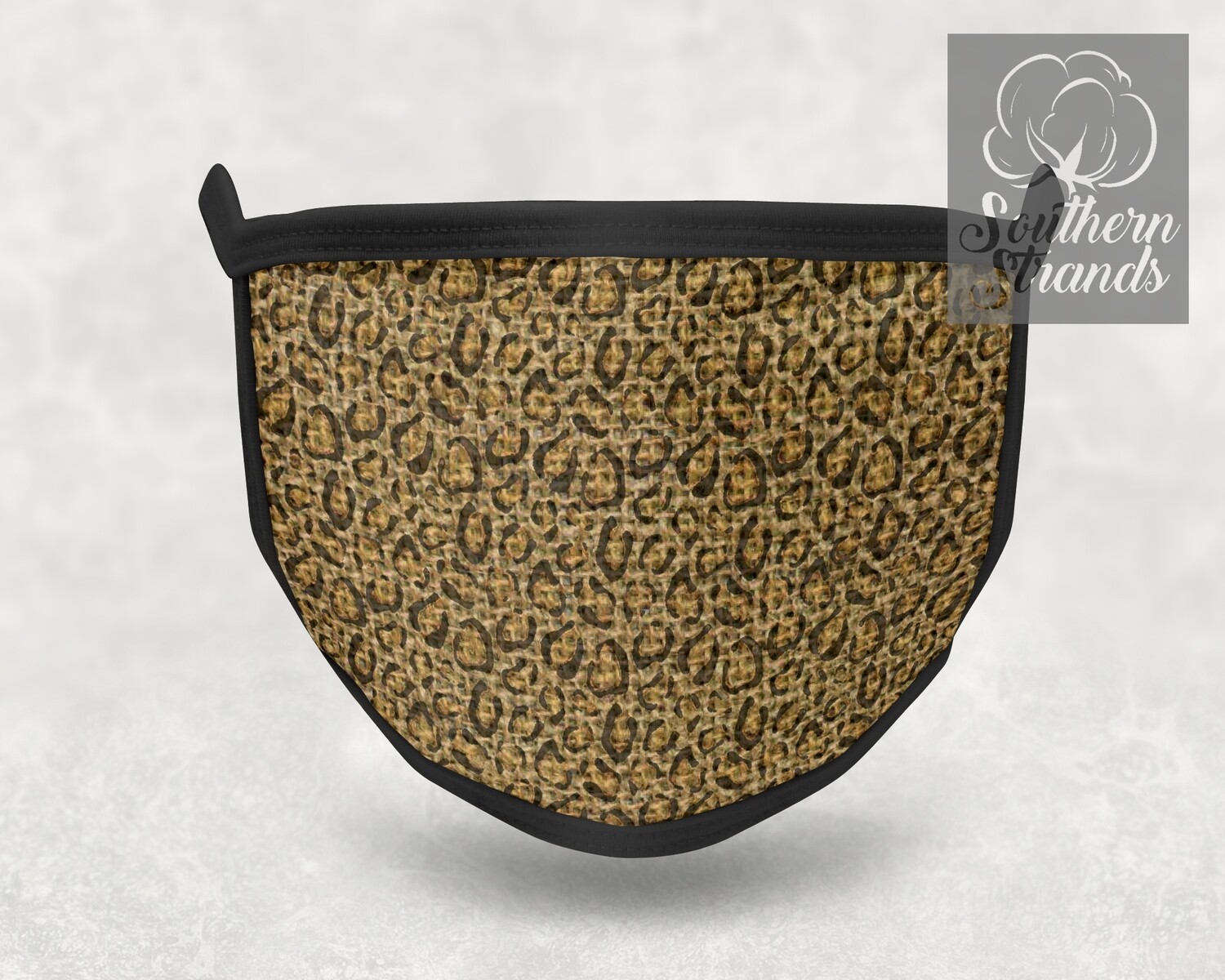 Leopard Burlap | FaceMask Design | DIGITAL DOWNLOAD