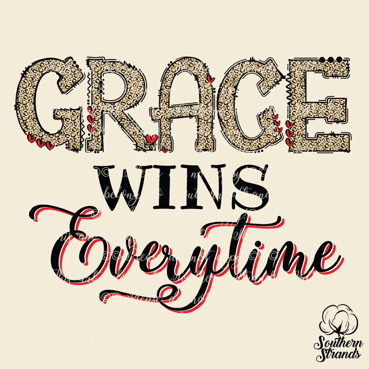 Grace Wins Everytime | DIGITAL DOWNLOAD