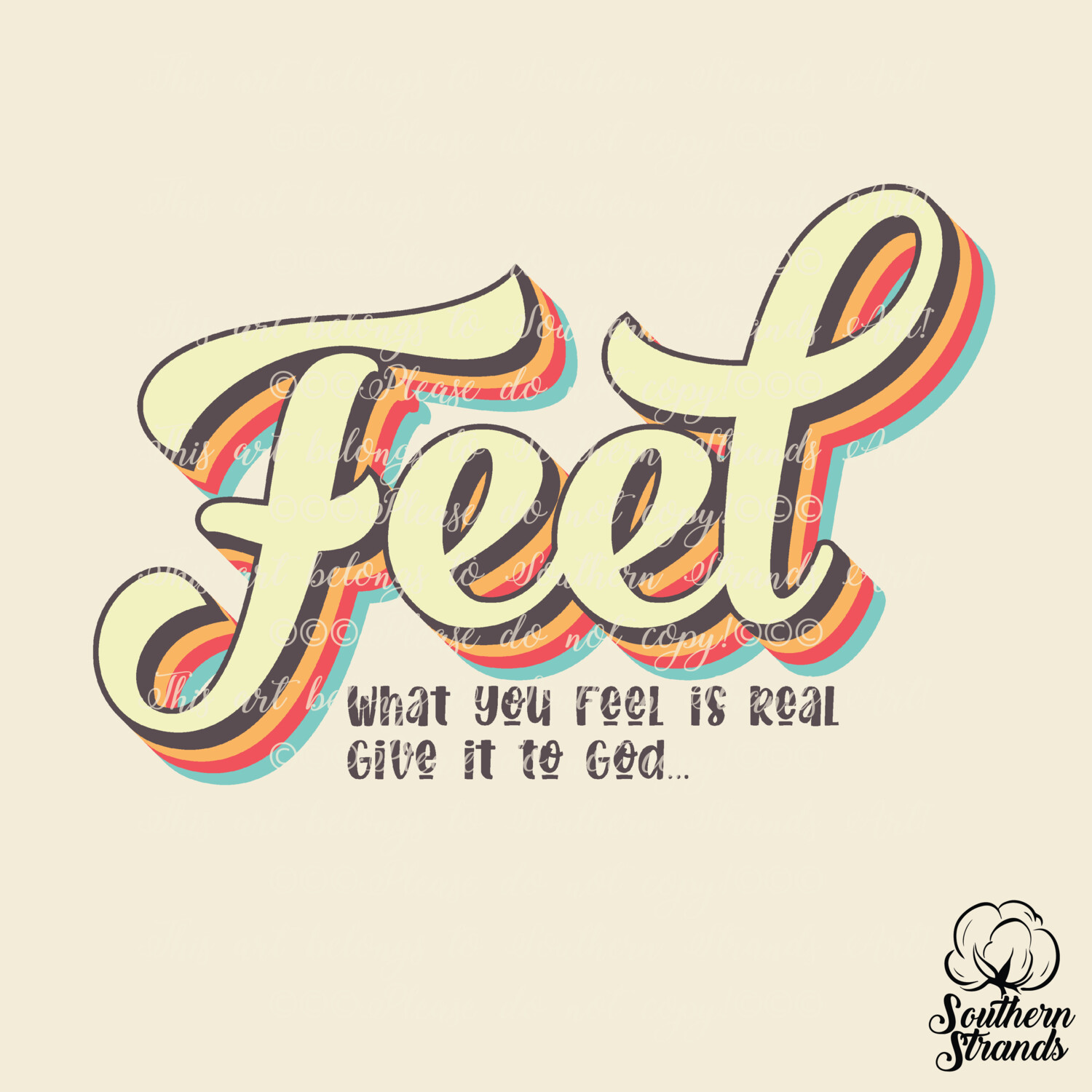 Retro Words Of Faith - Feel | DIGITAL DOWNLOAD
