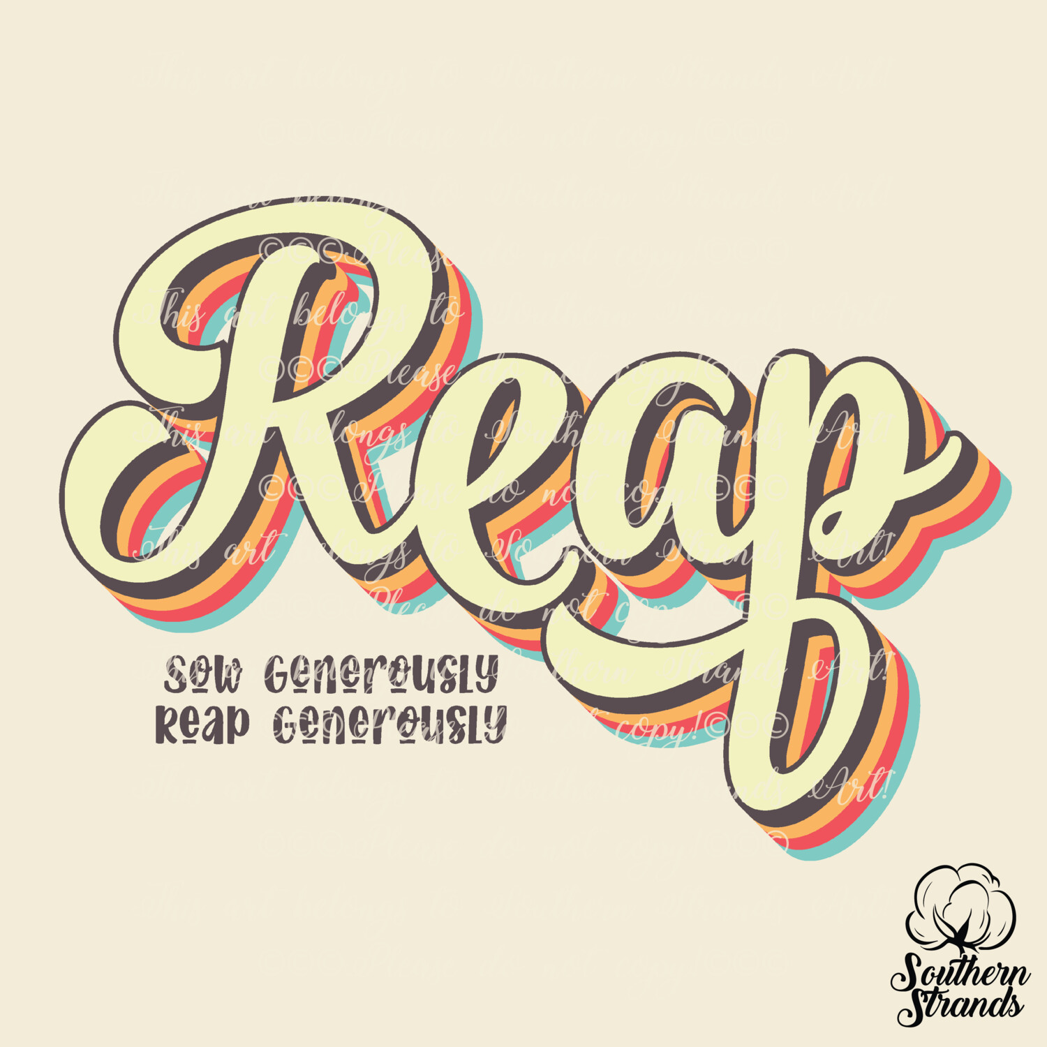 Retro Words Of Faith - Reap | DIGITAL DOWNLOAD