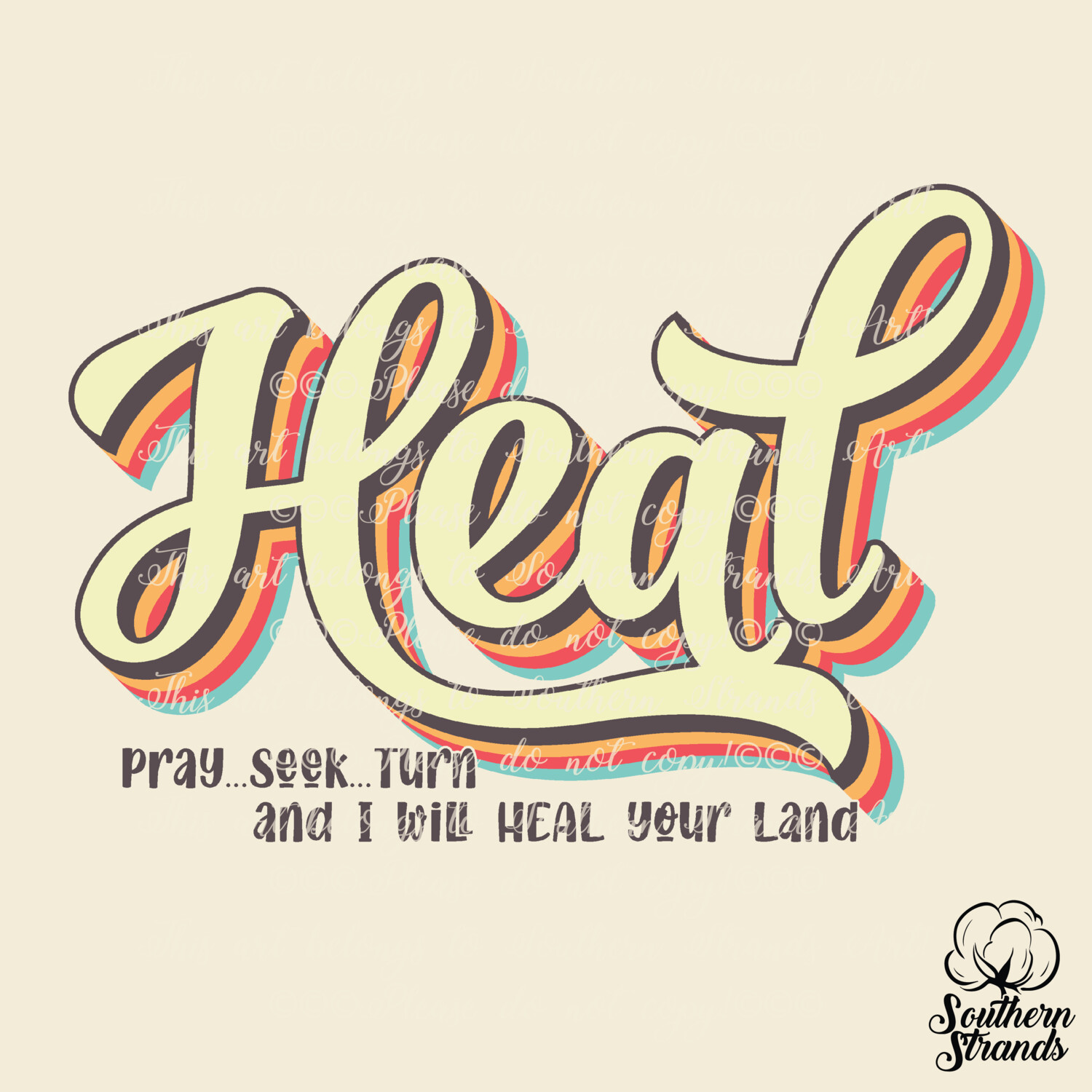 Retro Words Of Faith - Heal | DIGITAL DOWNLOAD