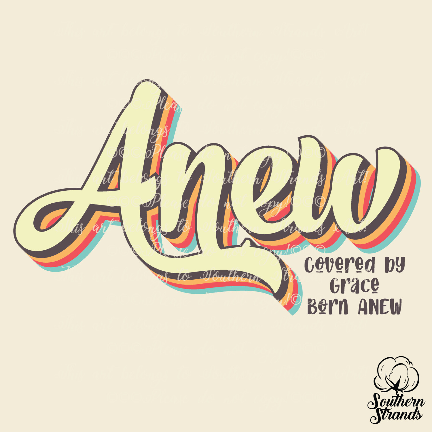 Retro Words Of Faith - Anew | DIGITAL DOWNLOAD
