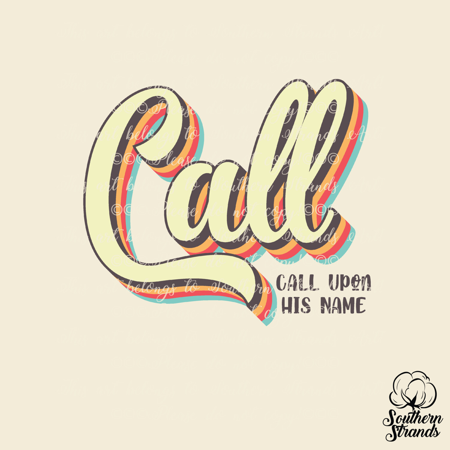Retro Words Of Faith - Call | DIGITAL DOWNLOAD