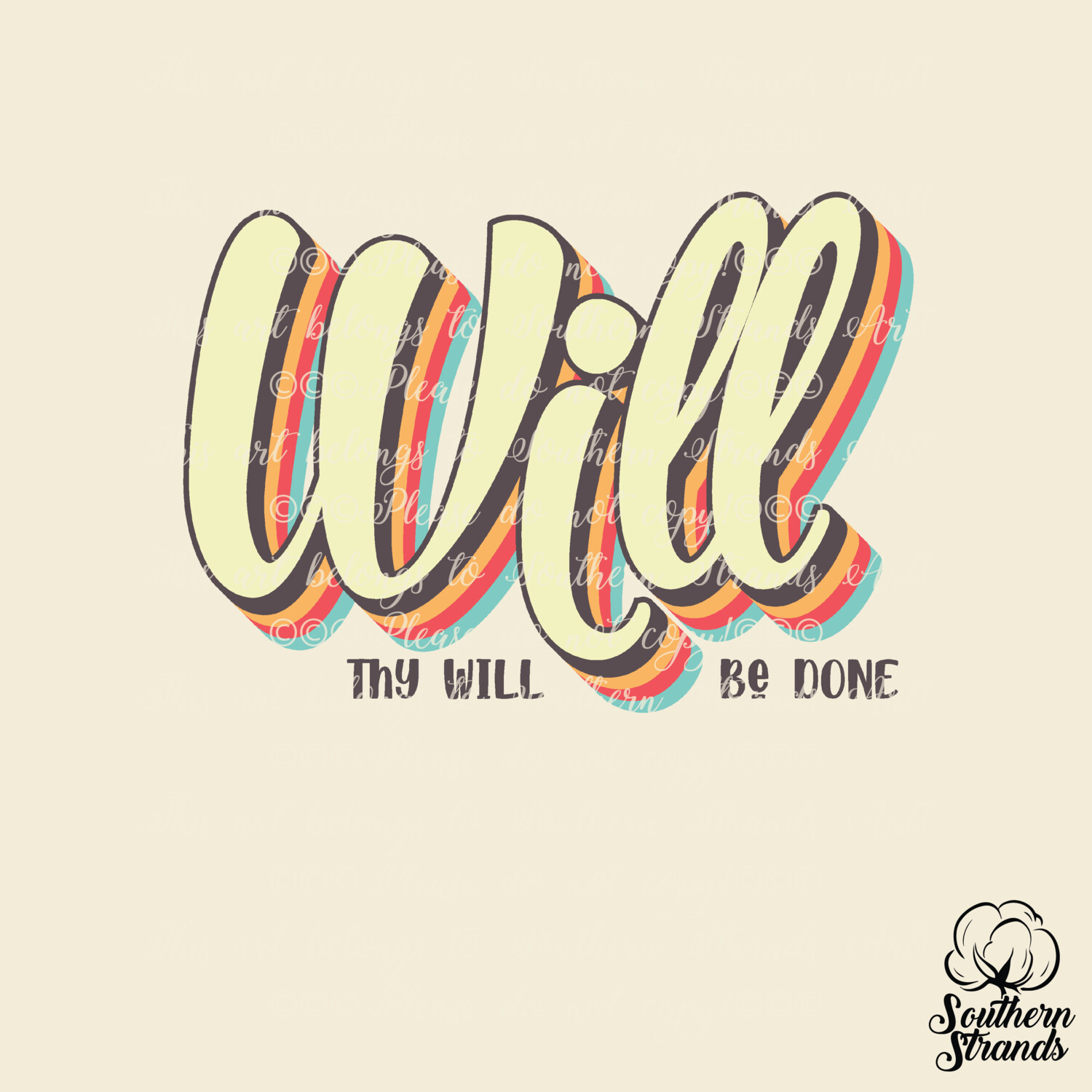 Retro Words Of Faith - Will | DIGITAL DOWNLOAD