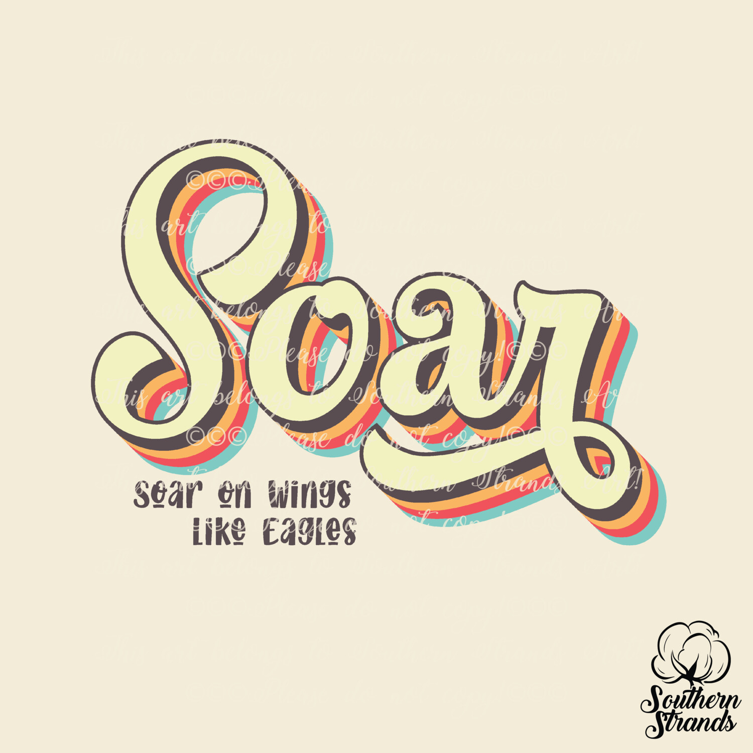 Retro Words Of Faith - Soar | DIGITAL DOWNLOAD