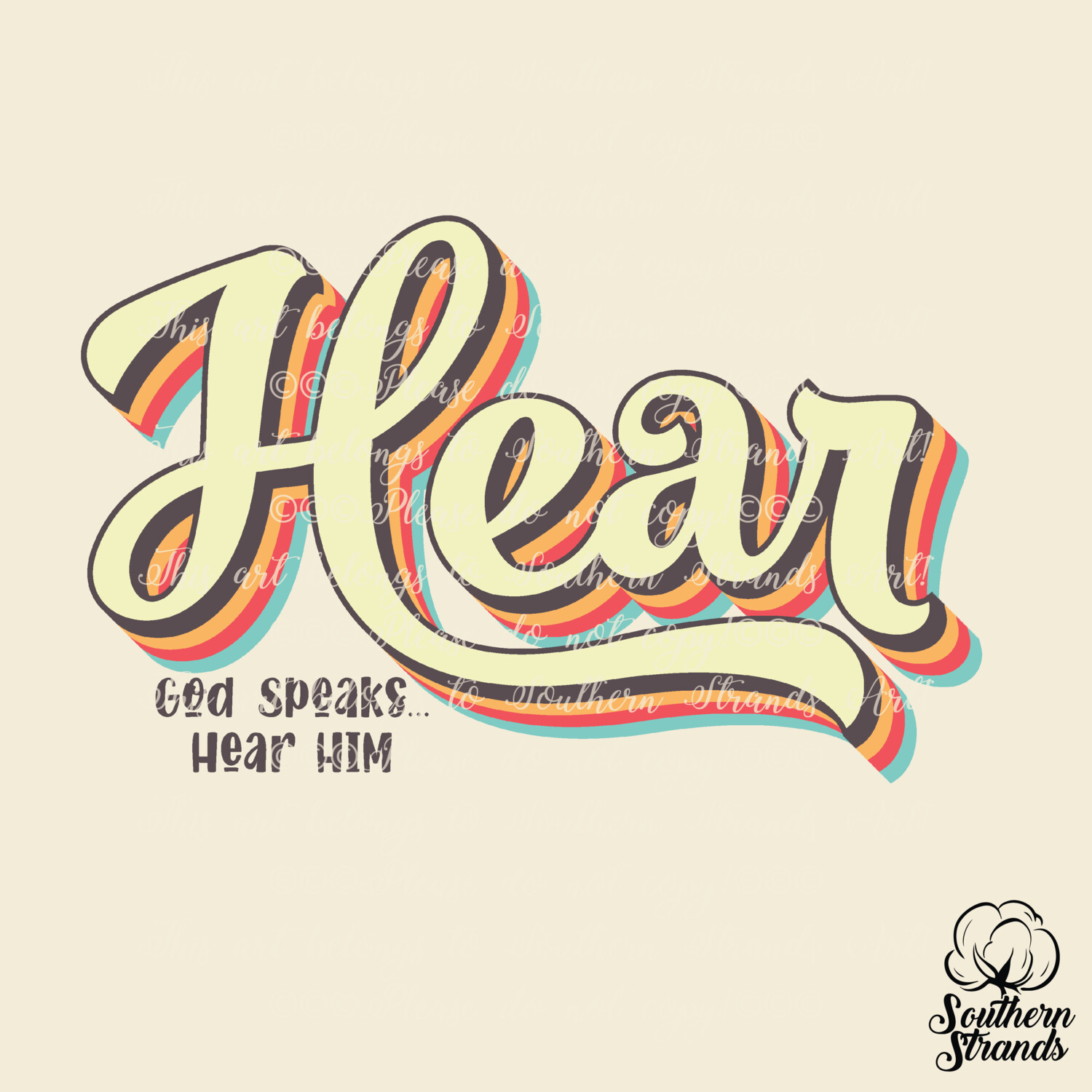Retro Words Of Faith - Hear | DIGITAL DOWNLOAD