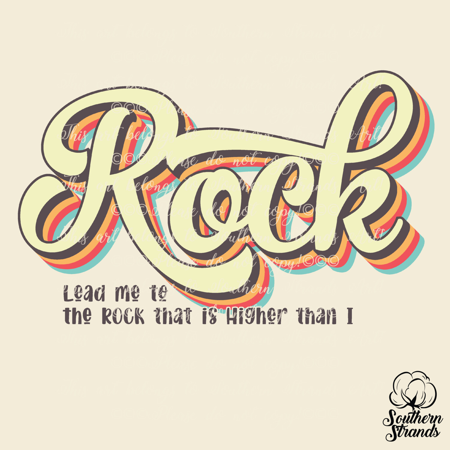 Retro Words Of Faith - Rock | DIGITAL DOWNLOAD