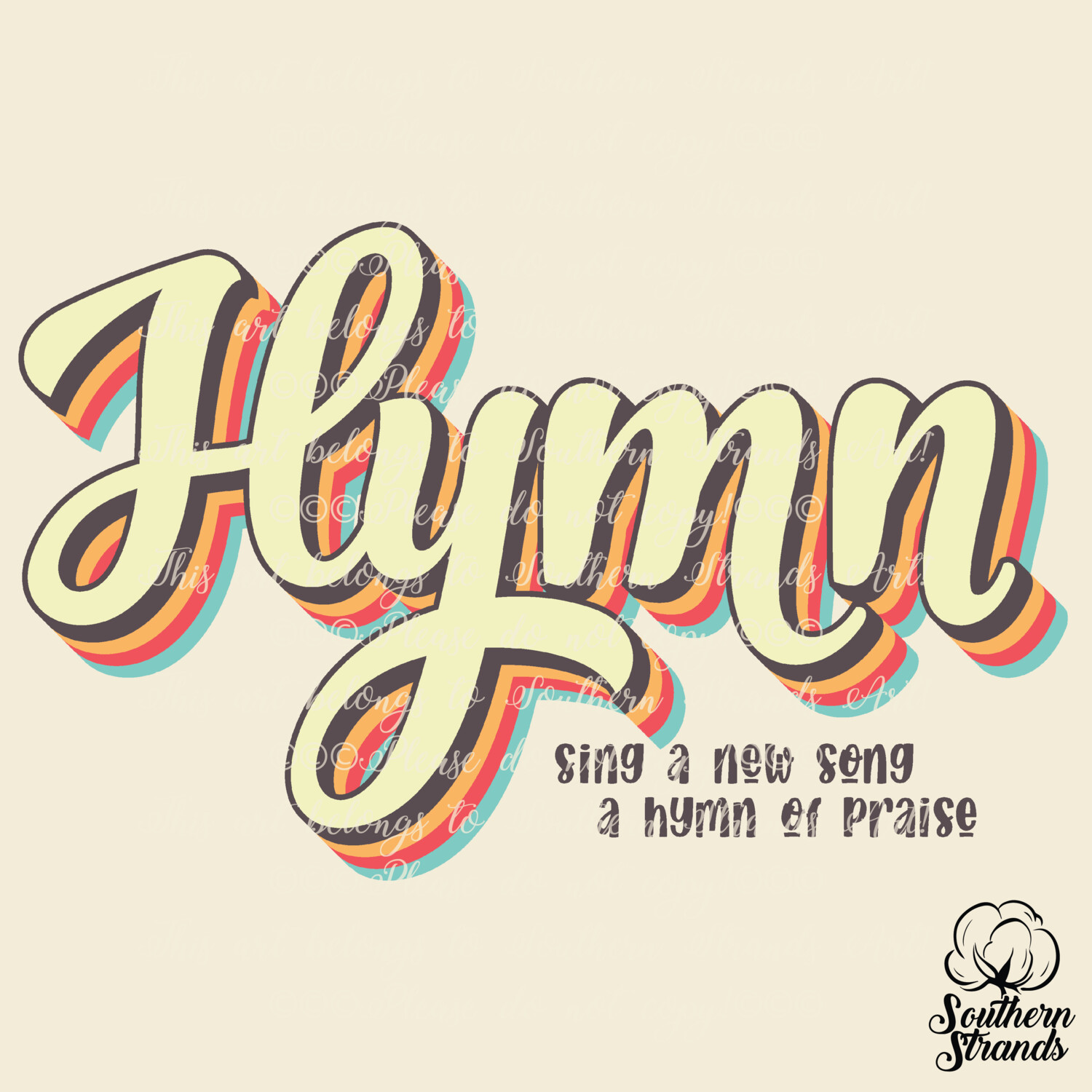 Retro Words Of Faith - Hymn | DIGITAL DOWNLOAD