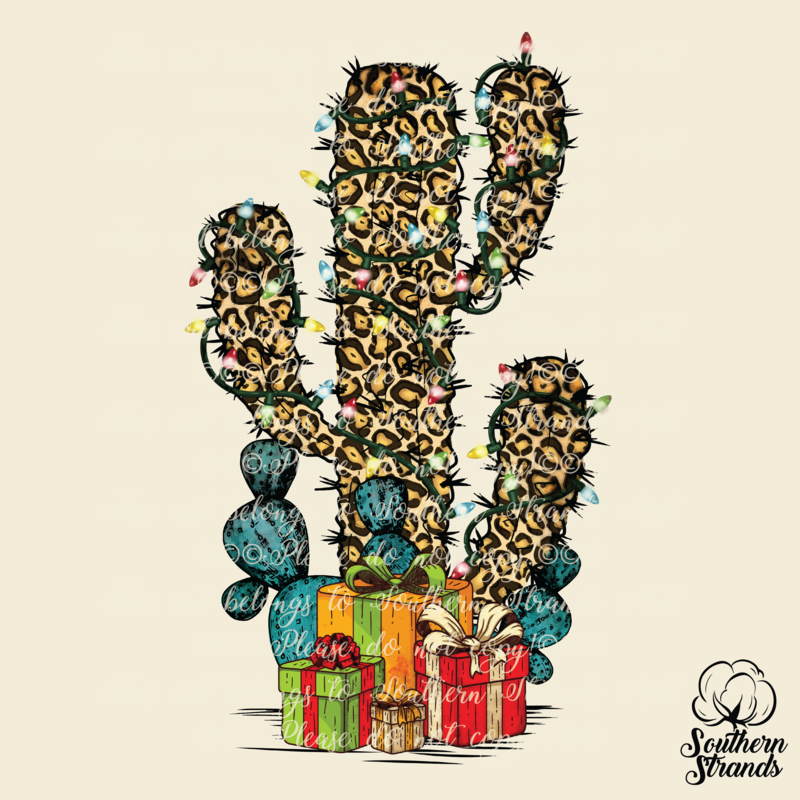 Leopard Christmas Cactus | DIGITAL DOWNLOAD