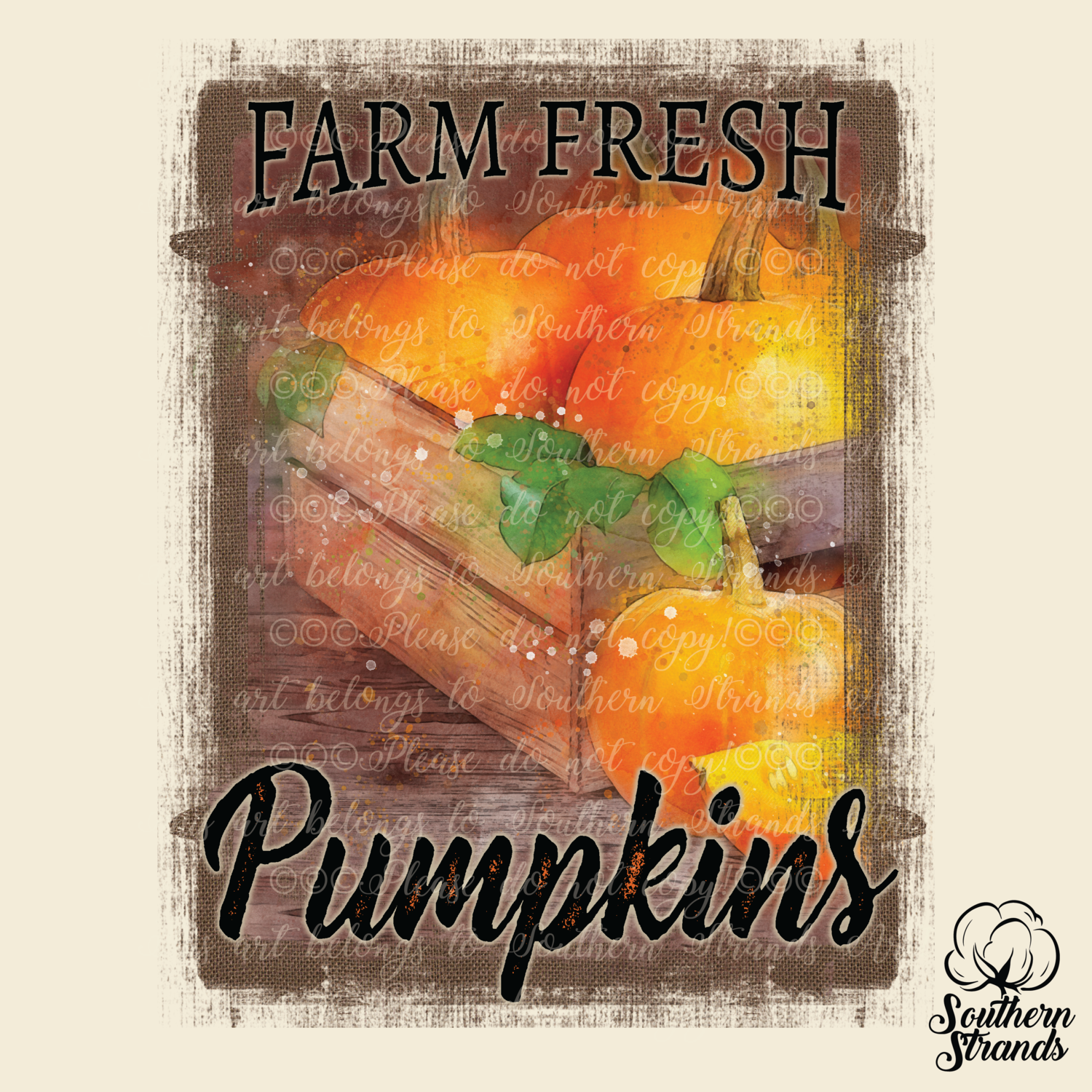 Farm Fresh Pumpkins | DIGITAL DESIGN