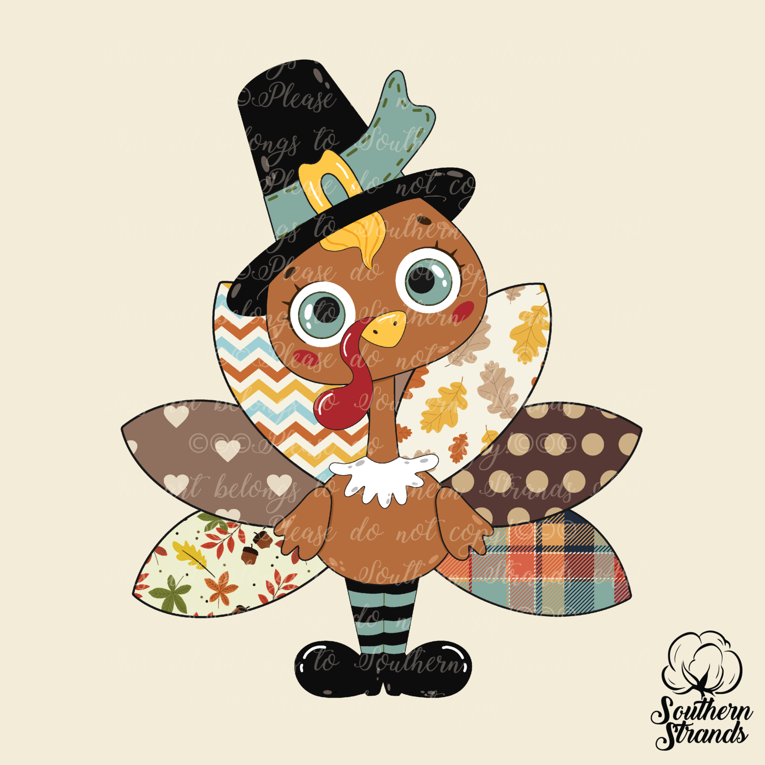 Lil Turkey Girl | DIGITAL DESIGN