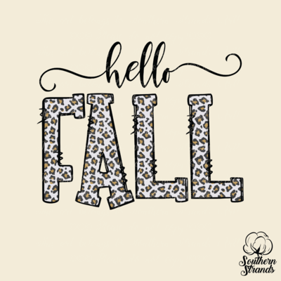 Hello Fall - Leopard | DIGITAL DESIGN