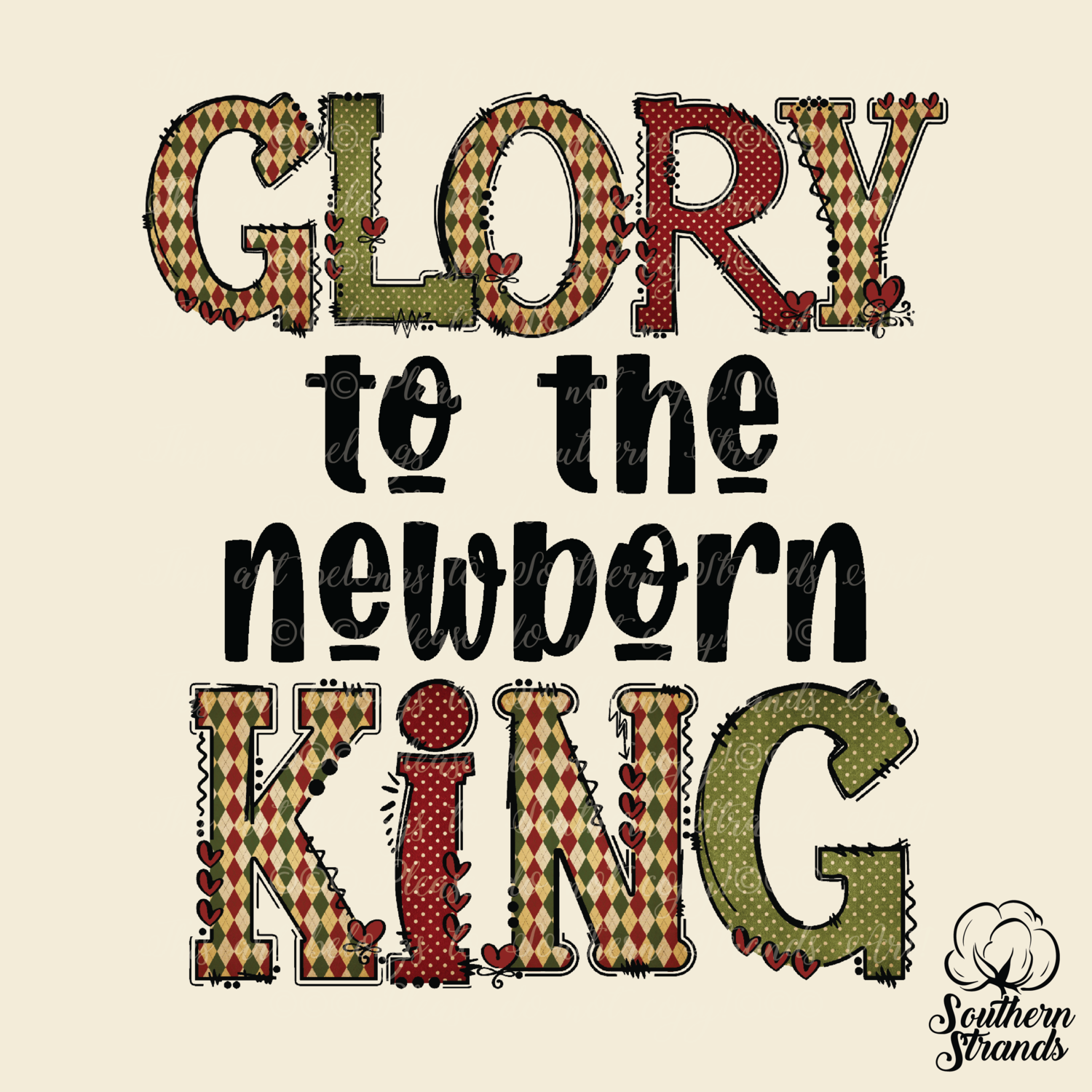 Glory to the Newborn King | DIGITAL DESIGN