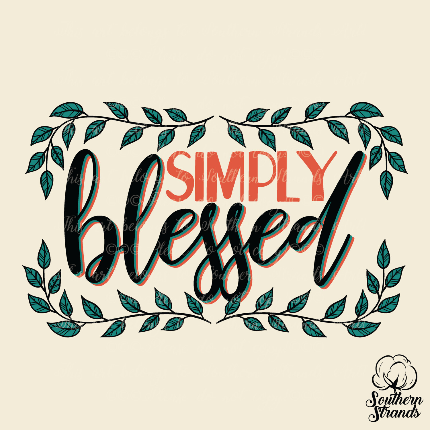 Simply Blessed | DIGITAL DESIGN